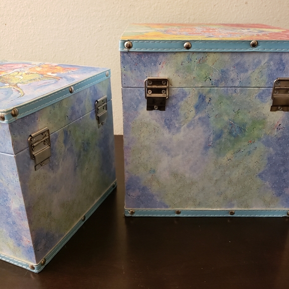 Decorative Fish Art Keepsake Boxes Set of 2. - Picture 3 of 7